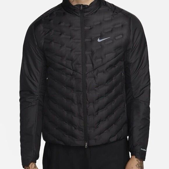 Nike Other - Nike Therma-FIT ADV AeroLoft Men’s Size XL Black Repel Down Running Jacket
